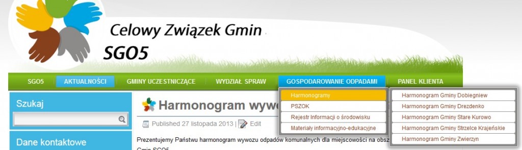harmonogram_menu