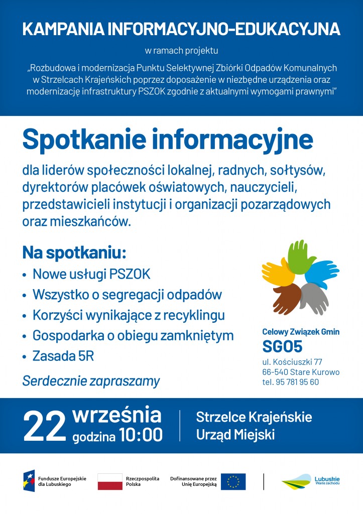 Zaproszenie na spotkanie - Strzelce Krajeńskie